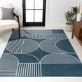 thumbnail image 5 of JONATHAN Y SCANDINAVIAN 5 x 8 Area Rug, Nordby Geometric Arch Striped - Navy/Cream, SCN104A-5, 5 of 6