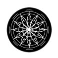 thumbnail image 1 of Posavasos de silicona para bebidas, juego de posavasos con patrón de efecto visual único, paquete de 5 posavasos, posavasos redondo (negro-5 piezas), 1 of 5