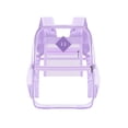 thumbnail image 2 of Clear Transparent Backpack 17.72in Stadium Approved Backpack Large Capacity School Bag Multi Compartment Waterproof for School Concerts Sports Events Travel Commuting Office Daily Use Accessories, 2 of 6