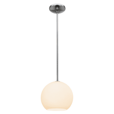 

Pendants 1 Light Fixtures With Brushed Steel Finish Metal Material A19 Type 8 60 Watts