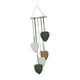 thumbnail image 3 of Tapiz bohemio de hojas tejidas, decoración de pared, decoración del hogar, adorno artístico de hojas decorativas, borlas de macramé para bodas y, 3 of 8