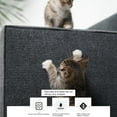 thumbnail image 5 of Climbing Cat Scratcher Mat, Trimmable Self-Adhesive Cat Scratching Board, DIY Cat Scratching Pads For Couch Furniture Wall Cat Tree, Cat Climbing Wall Scratcher, 11.81*39.37Inch/ 15.75*39.37In, 5 of 9