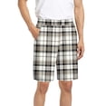 thumbnail image 2 of Toimothcn Casual Plaid Pajamas Shorts With Pockets Drawstring Trend Loose Fit Oversized Elastic Waist Sleepwear Shorts Comfy Mens Clothing, 2 of 5