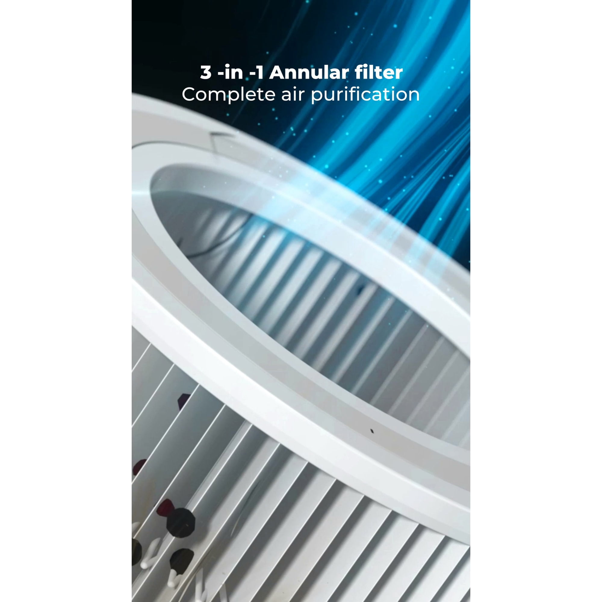 Bonaire: A4S Air Purifier Filter Replacement - HEPA13 Filter Eliminate Pollen, Smoke, Dust & Common Household Pollutants, Advanced Filtration System