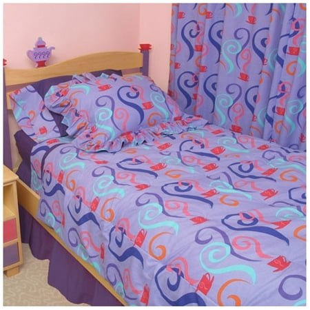 Room Magic Little Girl Tea Set 4 Piece Full/Double Duvet Cover Set