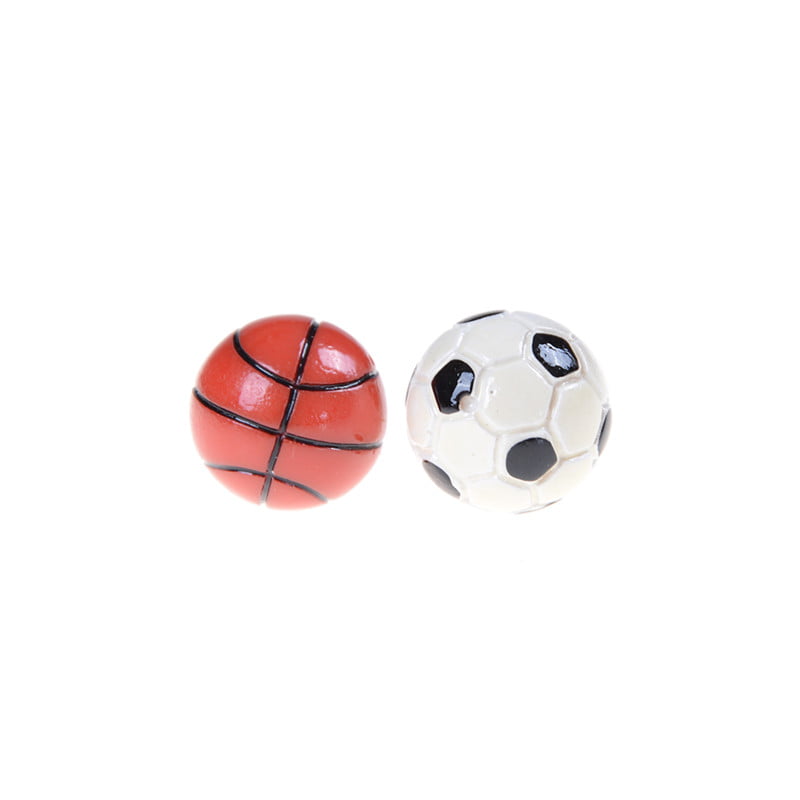 Details about   1:6/1:12 Dollhouse Miniature Sports Balls Soccer Footballs and Basketball Dec PE 