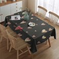 thumbnail image 4 of Happy Valentine’s Day Love Table Cloth,Wrinkle Free Table Cover with Polyester,Waterproof Reusable Table Clothes for Easter Birthday Picnic Wedding (Rectangle,60x84inch), 4 of 5