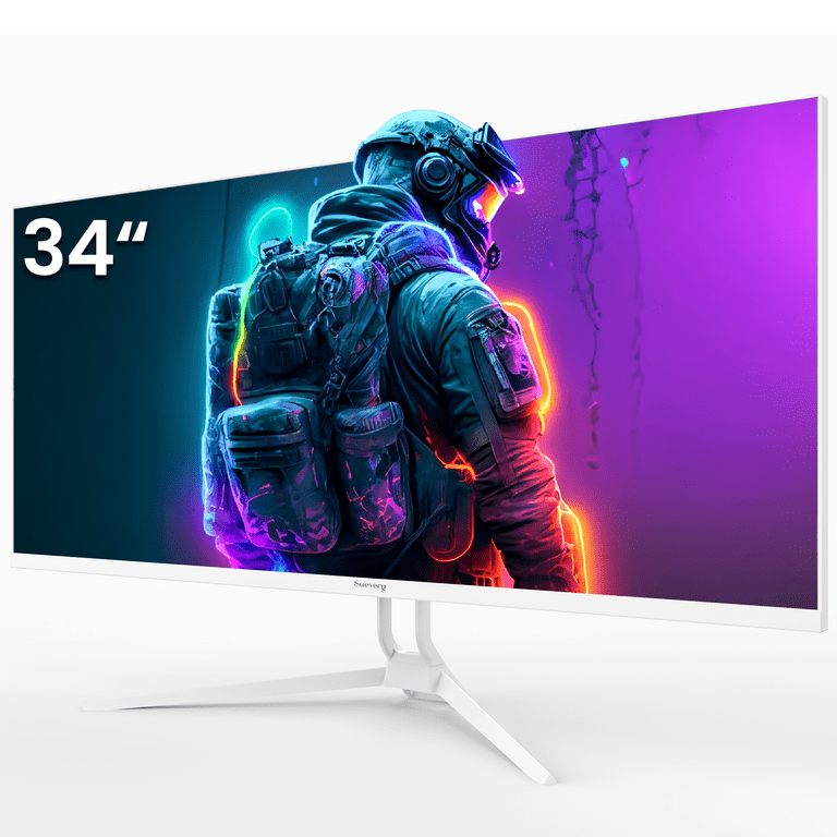 Suevery 34 Inch IPS UltraWide Gaming Monitor -120Hz, WFHD 2560