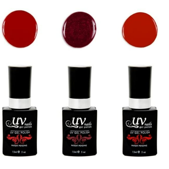 UV-Nails Eos LED Gel Polish - Set of 3