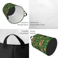 thumbnail image 5 of Lsque Flamingo pattern Laundry Hamper Basket, Tall Woven Rope Hamper Basket for Clothes, Lightweight Storage Basket, Collapsible Waterproof-Medium, 5 of 8