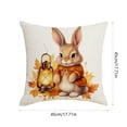 thumbnail image 3 of Decoraciones de Pascua, Adornos de Pascua, Regalos de Pascua Funda de almohada Funda de almohada de Pascua caliente Material de lino Funda de almohada de Pascua de lino, 3 of 6