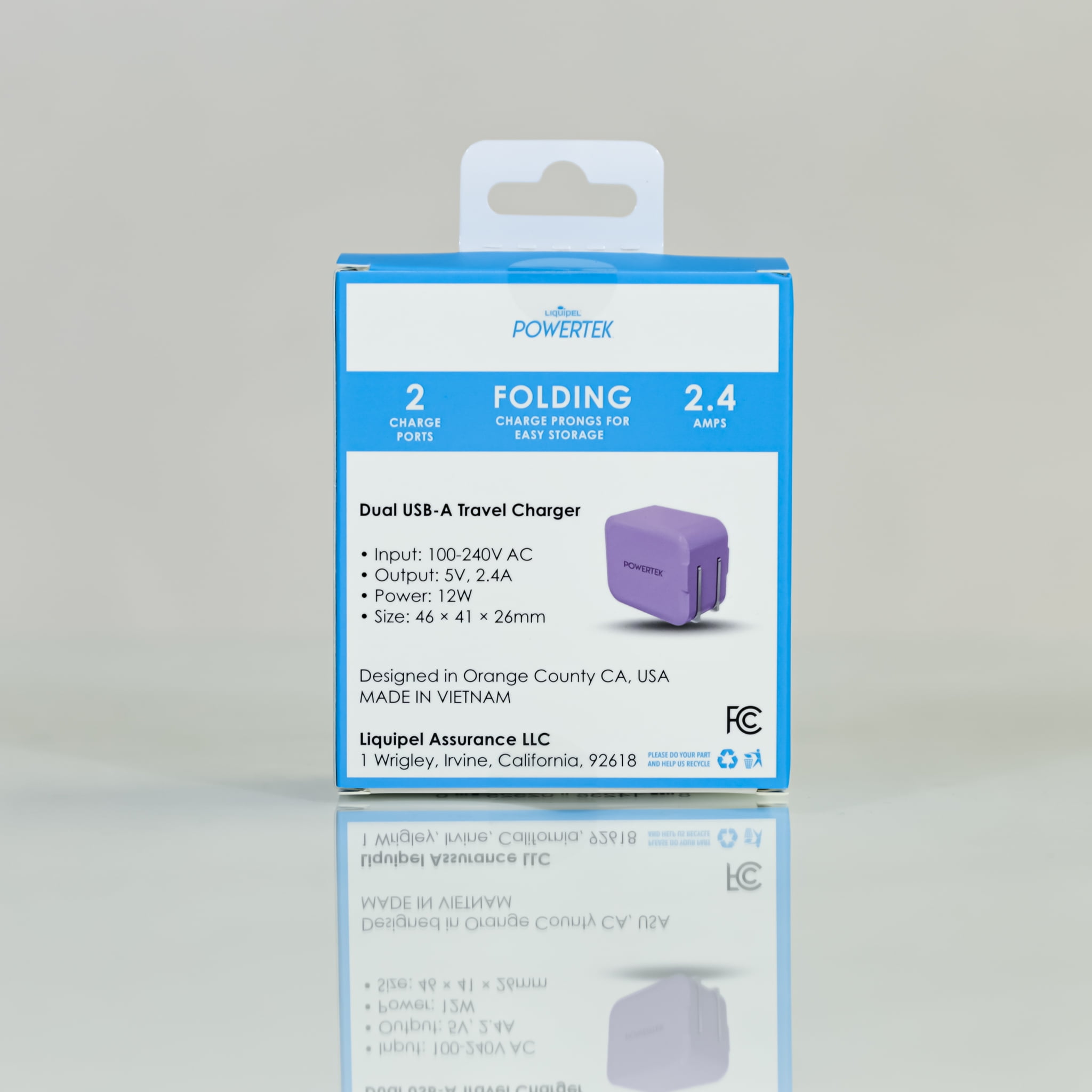 Liquipel Powertek Dual USB Wall Charger