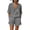 Z-Gray, variant on Costeam Womens Two Piece Outfit Tie Knot V Neck Short Sleeve Top and Elastic Drawstring Waist Shorts Set Linen Blend Matching Set with Pockets