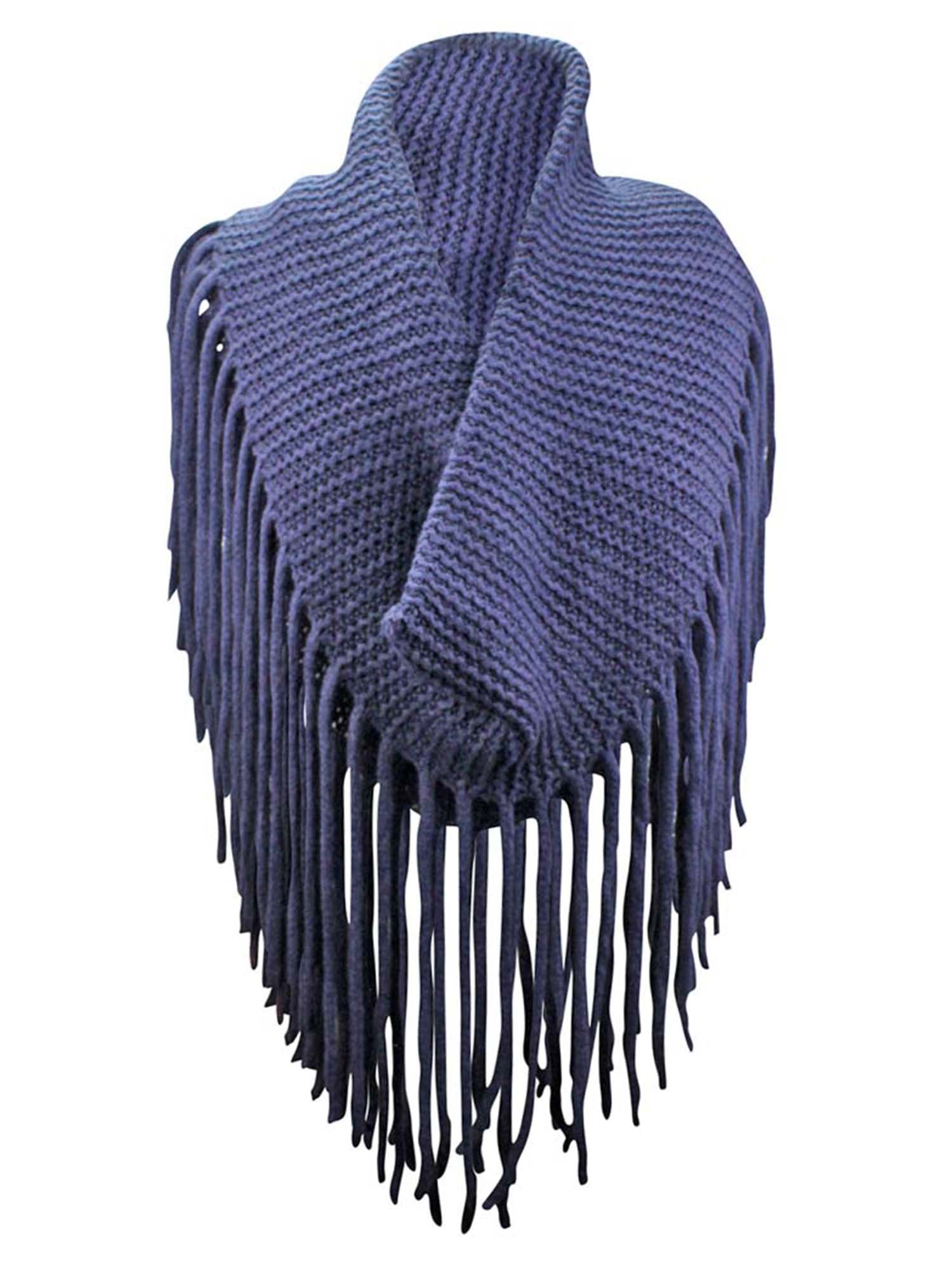 Dramatic Hand Crocheted Sparkly Black Scarf Mothers Day Gift Present Teacher Ready to Ship