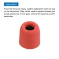 thumbnail image 5 of Uxcell Replacement Foam Ear Tips Earbuds Bud 5.1-6mm Small Size Earbuds Tips for Earphones Red 8 Pcs, 5 of 5