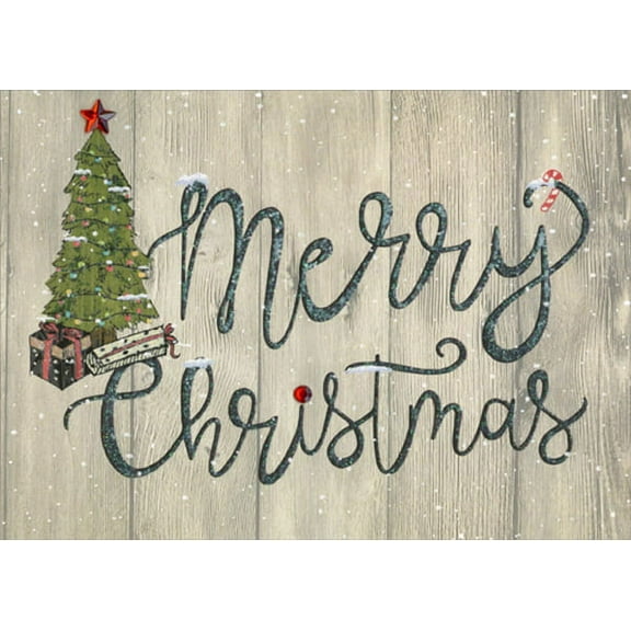 LPG Greetings Sparkling Merry Christmas with Red Gems : Amylee Weeks Hand Embellished Christmas Card (1 card/1 envelope)