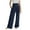 Navy, variant on WERYOUNG Child Girls Linen Palazzo Pants Summer Boho Wide Leg High Waist Casual Pant 2025 Beach Travel Vacation Trousers Lovely