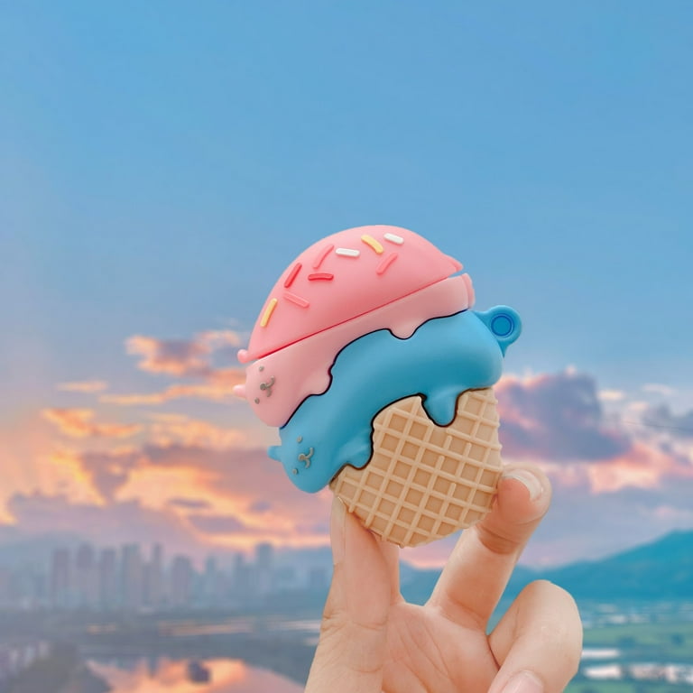 For AirPods 3rd Gen 2021/1/2/Pro Shockproof 3D cat ice cream