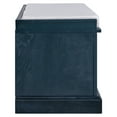 thumbnail image 4 of Canddidliike Wood Cushion Entryway Bench with Storage Drawers and Cabinets, Antique Navy, 4 of 9