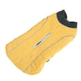 thumbnail image 2 of Dog Winter Coat, Retro Prevents Ticks Pet Winter Reflective Vest Polyester Reflective  For Golden Retrievers For Chihuahuas Yellow, 2 of 8