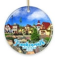 thumbnail image 7 of Artistically Vibrant Frankenmuth Ornament, Festive Bavarian Town Michigan Christmas Souvenir and Decor, 7 of 7
