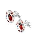 thumbnail image 2 of Ladybird Elegant Dress Shirt Cufflinks Set Made of Stainless Steel for Formal Occasions, 2 of 6