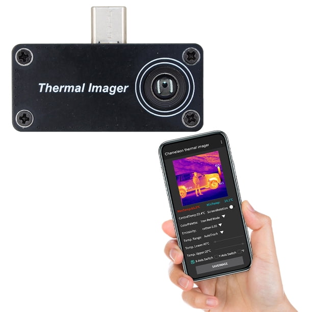 Cámara Termográfica MLX90640 Para Android - Conector USB-C, Rango -40°C A 380°C
