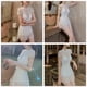 thumbnail image 5 of Toystoory Traje de baño de capas de verano para mujer, traje de baño de encaje de poliéster, vestido de baño plisado para mujer, ropa de Traje de baño METRO, 5 of 6