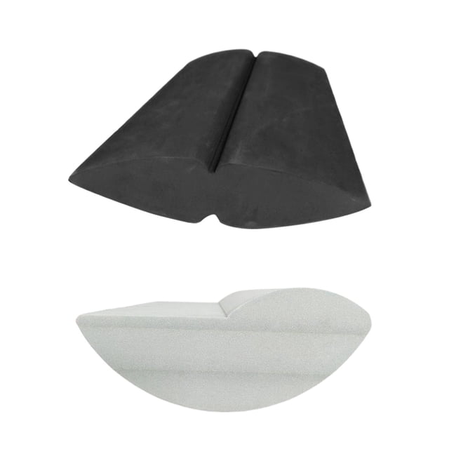 Tablas de equilibrio profesionales de 2 piezas para ejercicios de pilates y yoga. Gris y negro