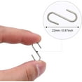thumbnail image 3 of Silver Miniature S-Shaped Wire Hangers, 150 Pcs Decorative Hooks For Jewelry Making, Portable S-Hooks With Storage, Durable And Rust-Resistant For Crafting And Hanging Needs, 3 of 7
