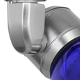 thumbnail image 3 of Metal and Clear Polycarbonate LED Track Fixture, Blue and Silver- Saltoro Sherpi, 3 of 5