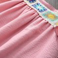thumbnail image 5 of Edvintorg Girls Summer Dress 2-8 Years Summer Ethnic Style Round Neck Sleeveless Loose Casual Dress Cute Flying Sleeve Beach Dress Kids, 5 of 7