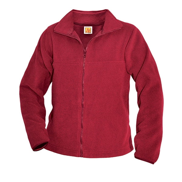 School Uniform Unisex Fleece Full Zip Front Jacket