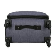 Protege 3-Piece Softside Luggage Travel Set, Includes Medium Checked Luggage, Carry On Duffel and Boarding Tote, Gray