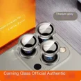 thumbnail image 1 of 1 Juego de Protector de cámara de Metal para iPhone 15 16 Pro Max 14 Plus 13, anillo de aleación de cristal para lente para iphone 15pro, tapa de lente trasera, 1 of 5
