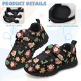 thumbnail image 4 of CHAQLIN Christmas Santa Claus Tree Shoes for Kids Knitted Mesh Sports Athletic School Shoe Lightweight Single Buckle Tennis Hiking Running Shoes Anti Skid Xmas Outfit, 4 of 7