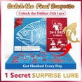 thumbnail image 2 of 2025 Fishing Advent Calendar Christmas Countdown – 24+1 Lures Set with Mystery Surprise – Fishing Gift for Adults,Men, Boys, Teen and Fishermen$$Home Decor, Kitchen, & Other, 2 of 8