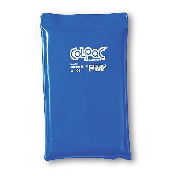 DJO 15063600 ColPaC General Purpose Cold Pack, Half - 7.5 x 11 in. Vinyl Reusable