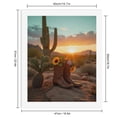 thumbnail image 2 of Paint by Numbers Kit for Adults, Sunset Desert Boots Cactus Flowers Paint by Numbers, Easy Paint by Numbers Kit for Adults Beginner, DIY Adult Paint by Number Kits on Canvas, 12x16in Home Decor, 2 of 7