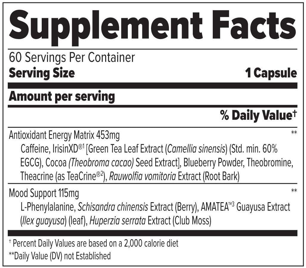 PX, Pro Xanthine, Elite Product, Pro Results (oxy), Weight Loss Support, Appetite Suppressant, Concentration Enhancement, Hours of Energy, 60 Capsules