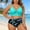 Sky Blue, variant on Womens Plus Size Two Piece Swimsuits - Women High Waisted Tankini Swimsuits Tummy Control Bathing Suits Knot Twist Swimwear 2026(Sky Blue,XXXL)