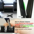 thumbnail image 6 of SHARPAL 191H Pocket Knife & Scissors Sharpener, Kitchen Chef Sharpening Tool for Straight and Serrated Knives – Compact Suction Cup Design, 6 of 14