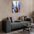 thumbnail image 2 of HFDF Music Room Decor Guitar Wall Art Minimalist Musical Themed Picture Vintage Musicalstruction Canvas Prints Painting Poster Modern Artwork for Bedroom Living Room Home Decoration 12x16inch Framed, 2 of 6