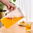 thumbnail image 3 of Half Gallon Water Pitcher, Plastic Pitcher with Lid, Clear Kettle, Iced Tea Pitcher for Fridge 1.75qt Jug., 3 of 5
