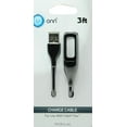 thumbnail image 2 of Onn 3 Foot Charger In Black For Use With Fitbit Flex, 2 of 2