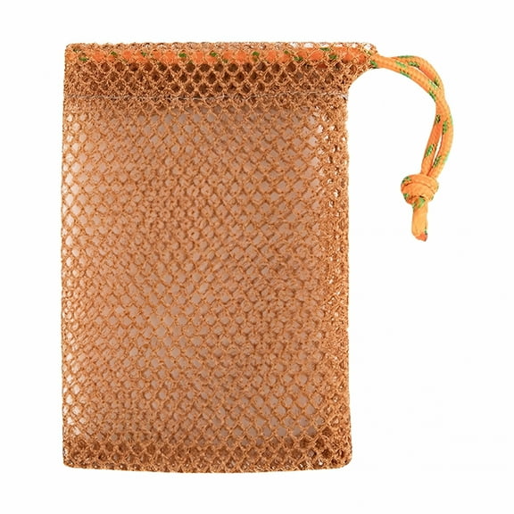 ACDANC Natural Sisal Soap Bag,5.1 X 3.9" Mesh Exfoliating Soap Saver Bag,Soap Pouch with Drawstring Foaming and Drying Soap Holder for Shower Kitchen Bathroom Travel Hotel