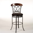 thumbnail image 1 of Bowery Hill 30" Swivel Bar Stool in Dark Coffee, 1 of 1