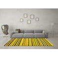 thumbnail image 3 of Ahgly Company Indoor Rectangle Abstract Yellow Modern Area Rugs, 6' x 9', 3 of 4