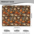 thumbnail image 7 of XYZCANDO Pumpkin Floral Non Slip Trunk Liner 29" x 39", Waterproof Stitched Edge Cargo Mat with Non-Slip Backing, Easy-Clean Durable Protector for SUVs, Sedans and Trucks, 7 of 7