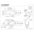 thumbnail image 5 of Kingston Brass VCTDS662829 66" Cast Iron Oval Double Slipper Pedestal Tub (No Faucet Drillings), White, 5 of 10